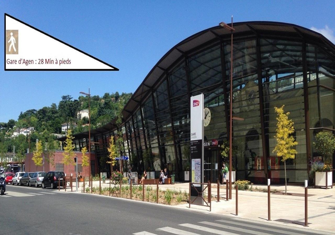 Douce Escale - Agen Sud, T2, Rdj, Clim Reversible, Proche Enap Extérieur photo